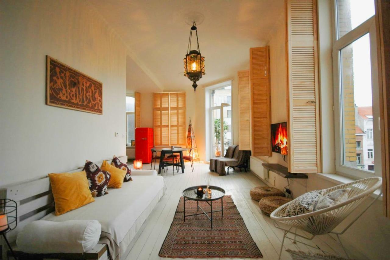 Sleep Inn - 1001 Nights Loft Citycenter With Balconyview Antwerpen Exteriör bild